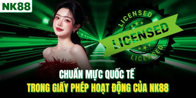 Chuẩn mực quốc tế trong giấy phép hoạt động của NK88